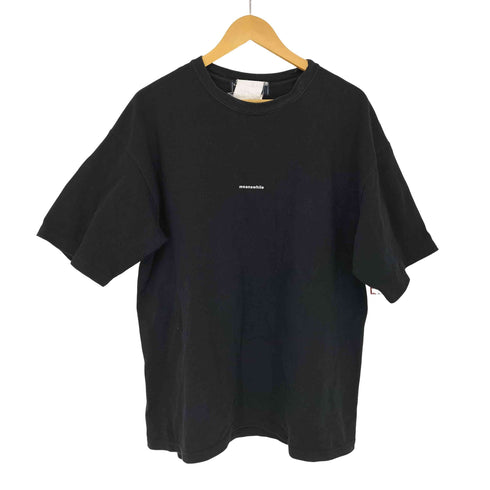 ミーンズワイル meanswhile Whole Earth Tee ロゴプリント クルーネック 半袖 Tシャツ メンズ JPN:3