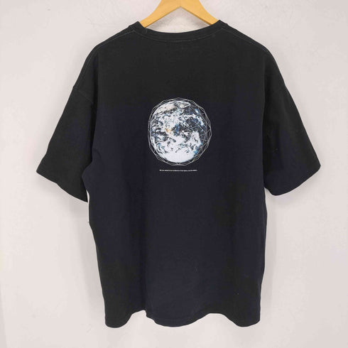 ミーンズワイル meanswhile Whole Earth Tee ロゴプリント クルーネック 半袖 Tシャツ メンズ JPN:3