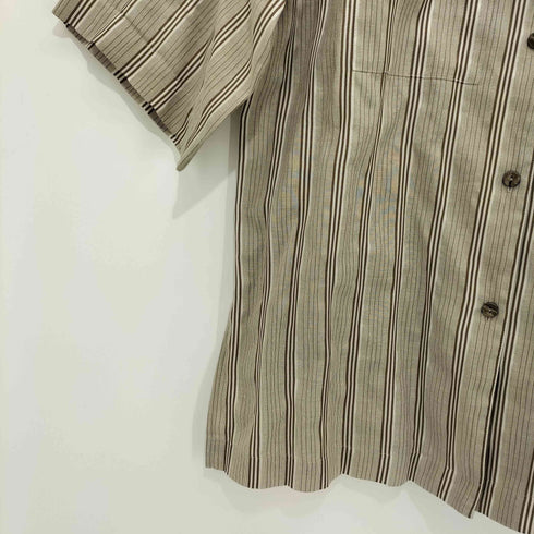 デミルクスビームス Demi-Luxe BEAMS 24SS リネン混 ストライプ シャツ レディース