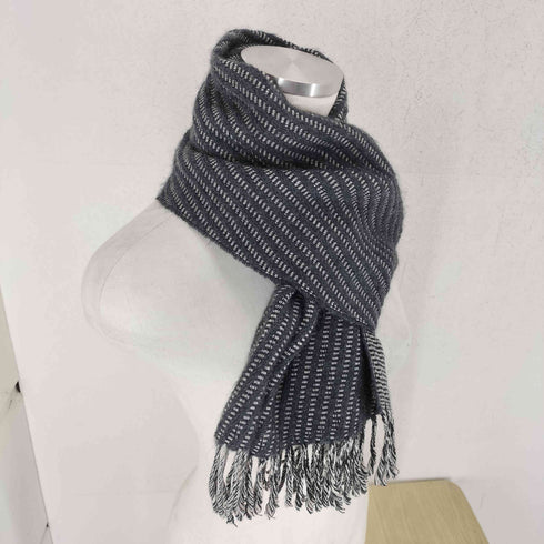 ヒューゴボス HUGO BOSS キャメル混ウールマフラー メンズ