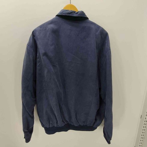 MOSSO ALCANTARA 80-90S ユーロ 混紡 スエード 素材切り替え スイッチング スムース スウィングトップ ブルゾン メンズ 54