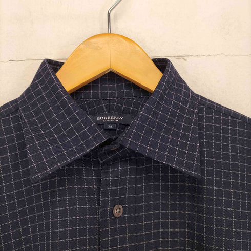 バーバリーロンドン BURBERRY LONDON ホース刺繍 チェック柄 L/S シャツ メンズ import:M
