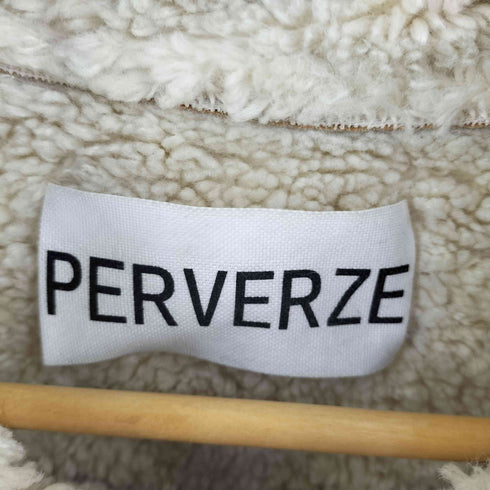 パーバーズ PERVERZE ファー付き ムートンコート レディース