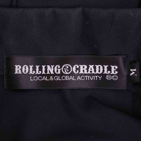 ローリングクレイドル Rolling Cradle バックプリント ワークシャツ メンズ JPN:M