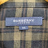 バーバリーロンドン BURBERRY LONDON ホース刺繍 チェック柄 L/S リネンシャツ メンズ import:M