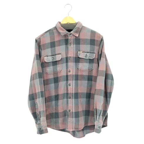 オービス ORVIS 90S ブロックチェック柄 ヘビーネルシャツ メンズ M