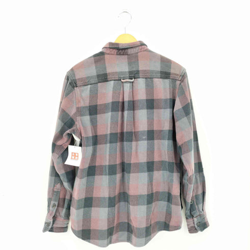 オービス ORVIS 90S ブロックチェック柄 ヘビーネルシャツ メンズ M