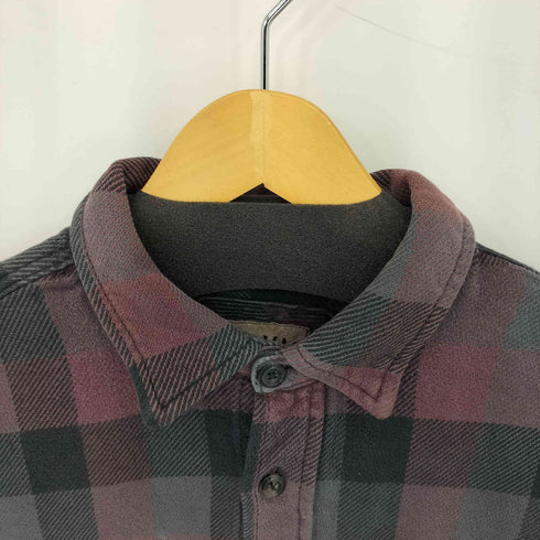 オービス ORVIS 90S ブロックチェック柄 ヘビーネルシャツ メンズ M