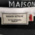 メゾンキツネ MAISON KITSUNE 裏地ロゴ刺繍 コットン テーパードパンツ レディース EUR:36