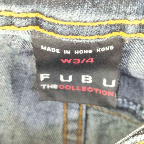 フブ FUBU Y2K フレアデザインデニムパンツ レディース W3/4