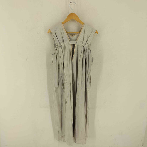 レイビームス Ray BEAMS リネン混 ノースリーブワンピース レディース