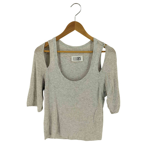 エムエムシックスメゾンマルジェラ MM6 Maison Margiela ここのえ期 2WAY カットソー イタリア製 レディース import:S