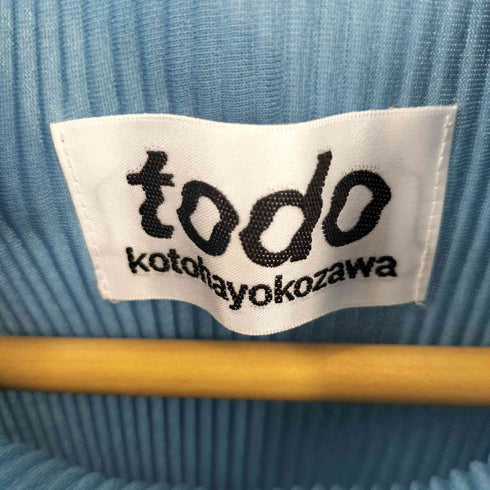 トゥードゥーコトハヨコザワ todo kotoha yokozawa pleats no sleeve one piece プリーツ ワンピース レディース
