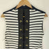STUMBLY 22SS バックスリット ノースリーブブラウス レディース JPN:38