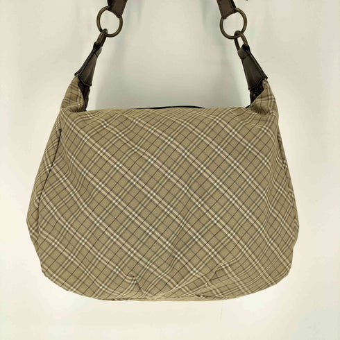 バーバリーブルーレーベル BURBERRY BLUE LABEL ホースロゴ プレート ノバチェック 2WAY ショルダー バッグ レディース