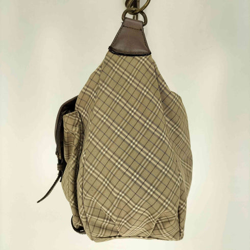 バーバリーブルーレーベル BURBERRY BLUE LABEL ホースロゴ プレート ノバチェック 2WAY ショルダー バッグ レディース