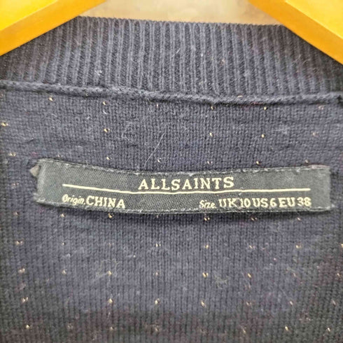 オールセインツ ALLSAINTS フロントデザインクルーネックニット レディース UK 10