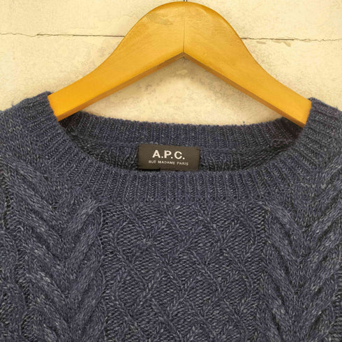 アーペーセー A.P.C. アルパカ混ケーブルニット レディース S