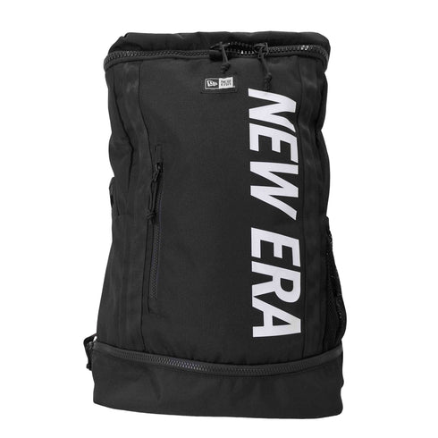ニューエラ NEW ERA ボックスパック 32L プリントロゴ ブラック × ホワイト メンズ 32L