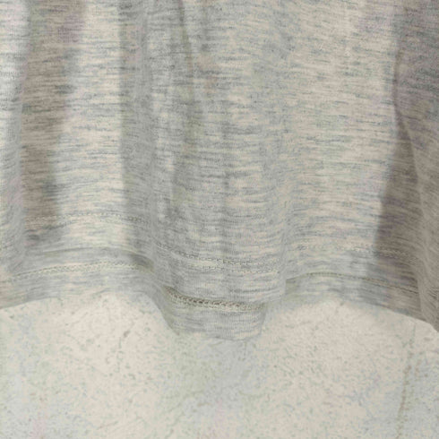 GROVE フロントプリントクルーネックリンガーTシャツ レディース