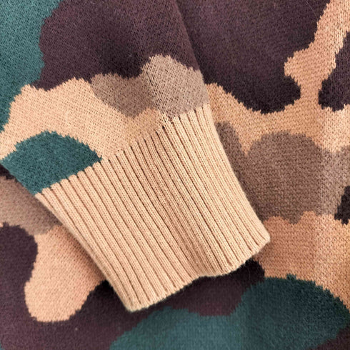 アトモス atmos Camouflage Knit Cardigan メンズ import:M