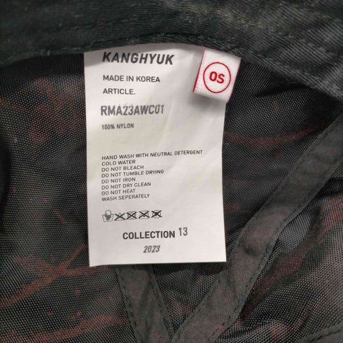 カンヒョク KANGHYUK 23AW AIRBAG WAXED CAP エアバック ワックス キャップ メンズ