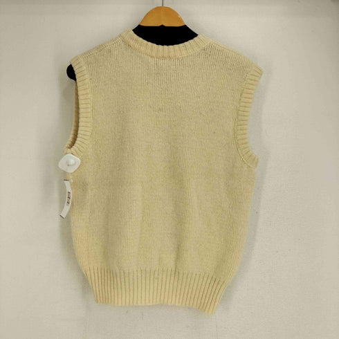 ウールVネックニットベスト メンズ import:L