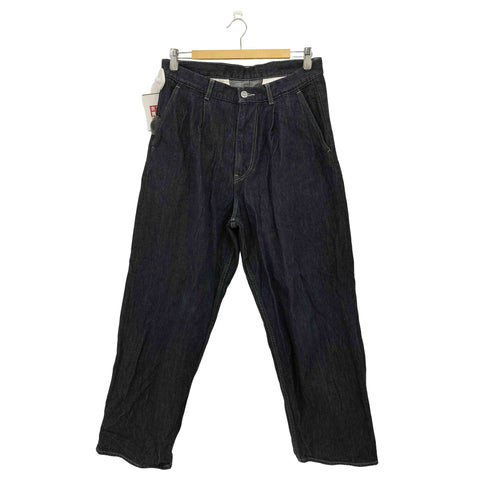 グラフペーパー Graphpaper COLORFAST DENIM TWO TUCK PANTS カラーファストデニムツータックパンツ メンズ JPN:2