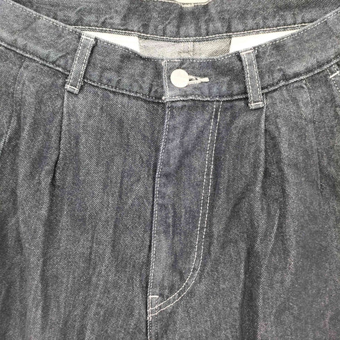 グラフペーパー Graphpaper COLORFAST DENIM TWO TUCK PANTS カラーファストデニムツータックパンツ メンズ JPN:2