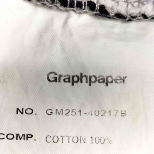 グラフペーパー Graphpaper COLORFAST DENIM TWO TUCK PANTS カラーファストデニムツータックパンツ メンズ JPN:2