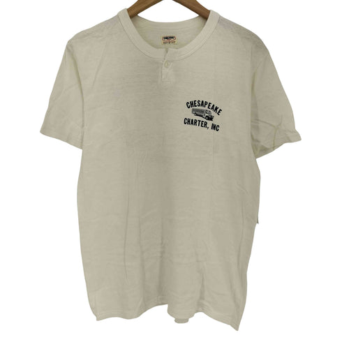 DUBBLEWORKS 両面プリント ヘンリーネック Tシャツ メンズ JPN:M