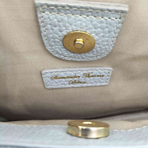 サマンサタバサデラックス Samantha Thavasa DELUXE プリーツ レザー トート レディース
