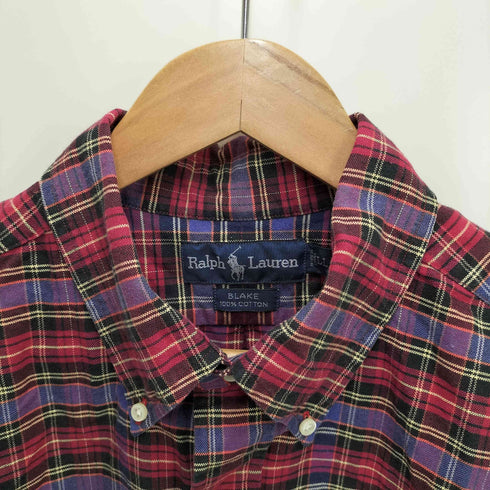 ラルフローレン RALPH LAUREN BLAKE ブレイク チェック柄ボタンダウンシャツ メンズ LL