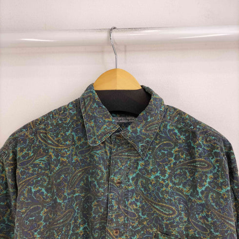Bugle Boy Company ペイズリーカジュアルコットンシャツ メンズ import:XL