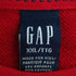 ギャップ Gap 00S OLD GAP Vガゼット クルーネックスウェット メンズ import:XXL