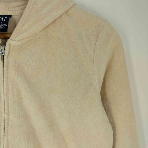 ギャップ Gap 00S OLD GAP ベロア ジップパーカー レディース import:S