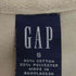 ギャップ Gap 00S OLD GAP ベロア ジップパーカー レディース import:S
