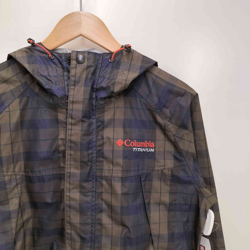 コロンビア Columbia チェック柄 マウンテンパーカー メンズ JPN:M