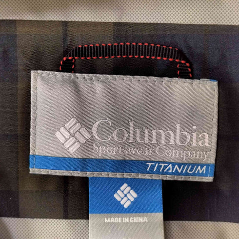 コロンビア Columbia チェック柄 マウンテンパーカー メンズ JPN:M
