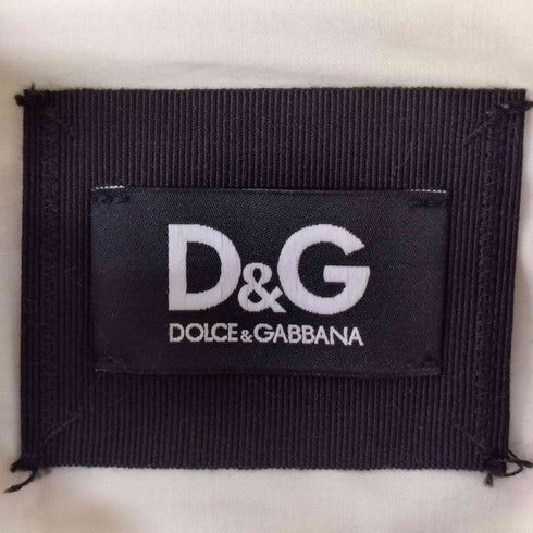 ドルチェアンドガッバーナ DOLCE&GABBANA ノーカラー デニムジャケット Y2K レディース