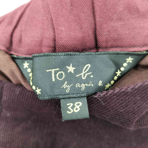 トゥービーバイアニエスベー To b. by agnes b. コーデュロイ サロペット コットン オールインワン レディース
