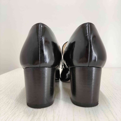 ランバン LANVIN ホースビット ヒールローファー レディース 25cm