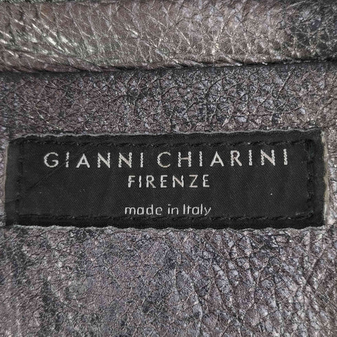ジャンニキャリーニ GIANNI CHIARINI メタリック レザー トート バッグ レディース