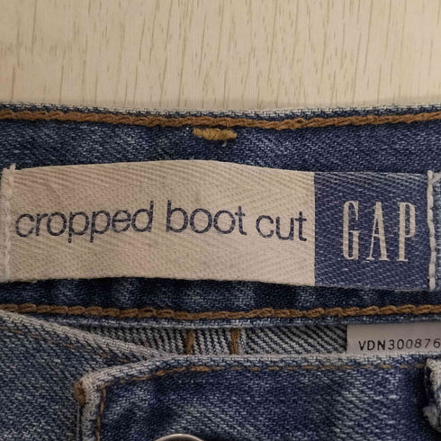 ギャップ Gap 00S OLD cropped boot cut ブーツカットデニム レディース 1