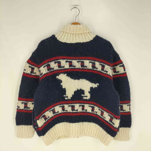 DOG DEPT犬柄 カウチンセーター メンズ JPN:M