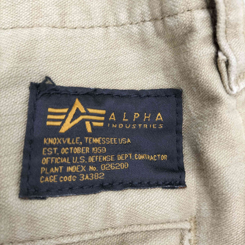 アルファインダストリーズ ALPHA INDUSTRIES B.D.U. CARGO PANTS メンズ JPN:L