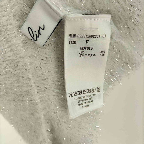 ダズリン dazzlin ミニシャギーラメニットキャミ レディース FREE