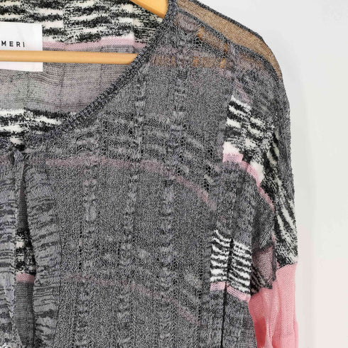 アメリヴィンテージ Ameri VINTAGE MULTICOLOR KNIT CARDIGAN レディース FREE