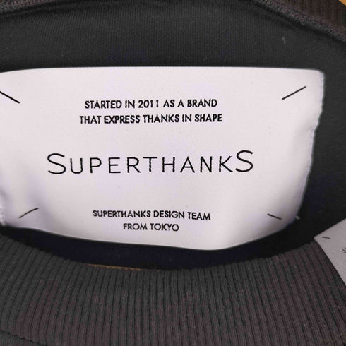スーパーサンクス SUPERTHANKS 26SS Double-knit Embroidery Crew-neck メンズ JPN:L