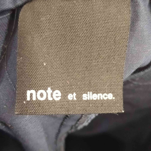 ノートエシロンス note et silence 1タック コクーンパンツ レディース JPN:0